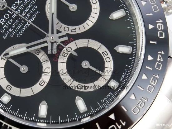 MiroTime 0118 Refined Daytona 116500 Clean 1:1 Best Edition 904L SS Case and Bracelet Black Dial SA4130 V 1552